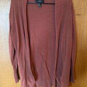 Mauve Forever 21 Cardigan